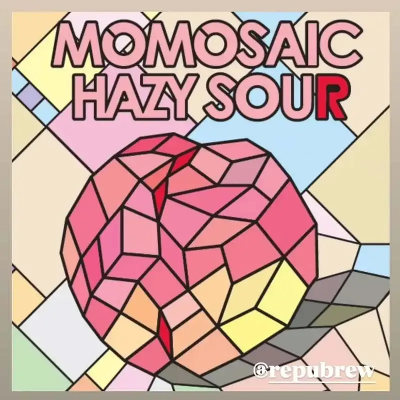 craft beer BLUE adds Repubrew’s MOMOSAIC HAZY SOUR on tap