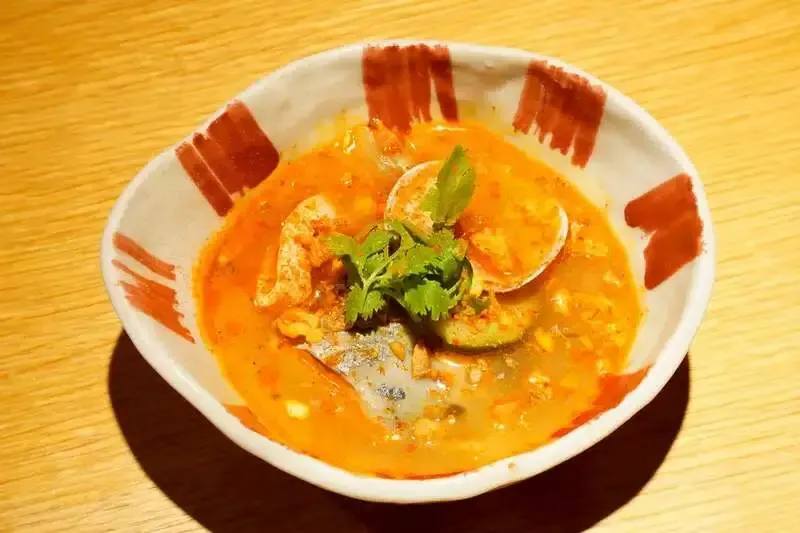 Session's Brewery Hiroshima highlights chilled seafood and summer vegetable tomato stew with Lemon Ale