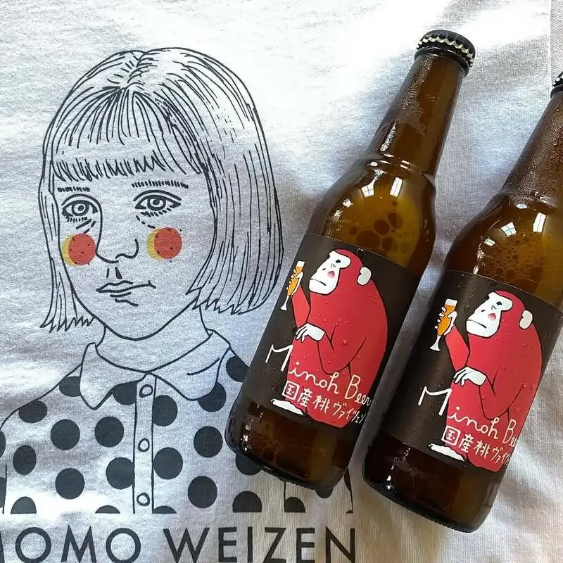 箕面ビール、桃ヴァイツェン第2弾「白鳳Ver.」を8月22日17時に予約販売開始