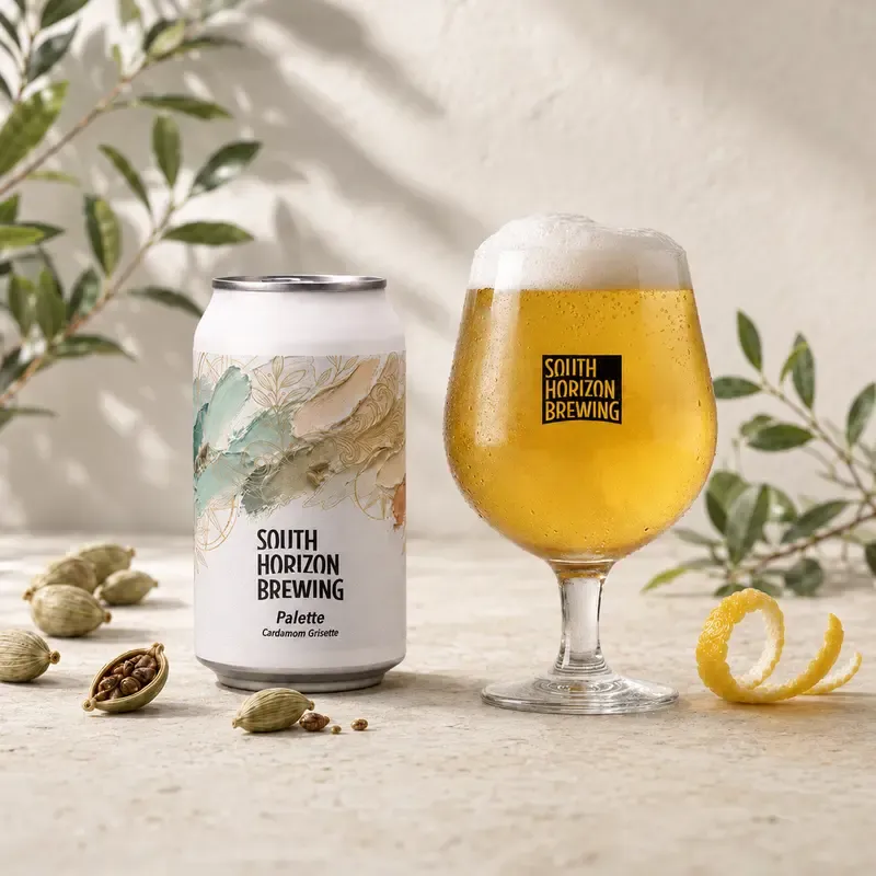 サウスホライズンブルーイング、限定醸造『Palette Cardamom Grisette』を発売