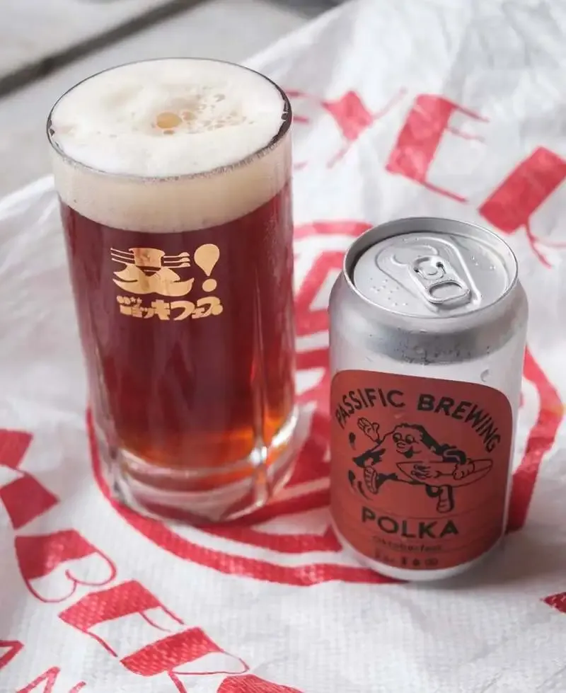 マジックアワー経堂店でPassific Brewing「POLKA」開栓