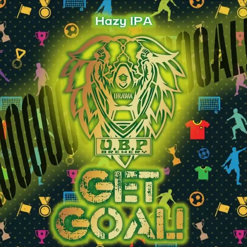 u.b.p_brewery taproom、U.B.P BREWERY新作Hazy IPA「Get Goal!」を案内