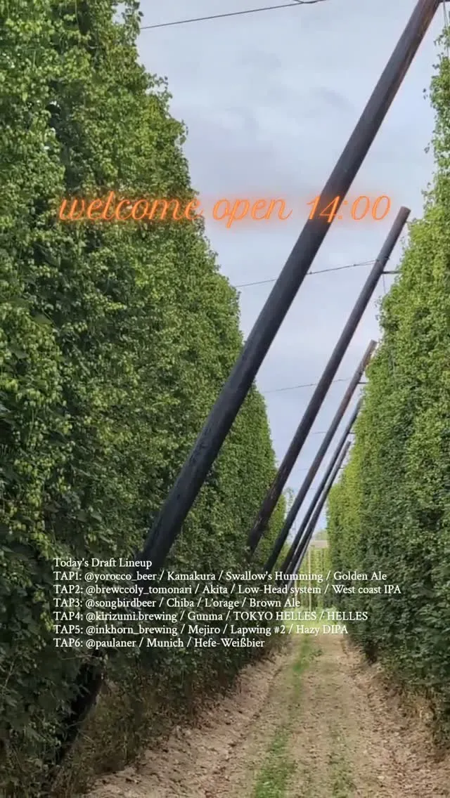 Craftbeer 2むぎ、Yorocco Beerほかドラフト6種を公開　土曜は14時開店