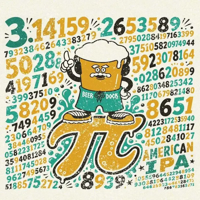 川崎のBEERDOCKが自家醸造アメリカンIPA「π パイ」を開栓