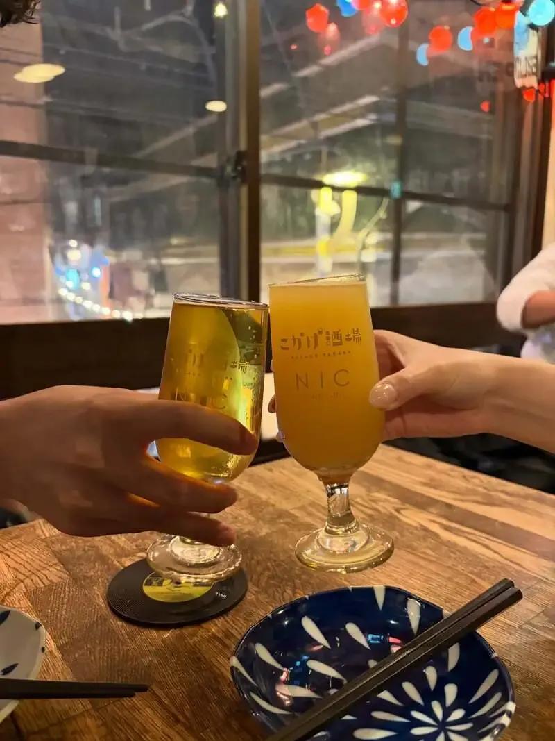 Kokage Sakaba in Jiyugaoka taps Sankt Gallen's Super Shonan Gold