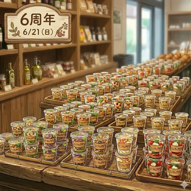 Shiokaze Blue Stand Soga to Hand Out Mini Cup Deli on Day 3 of Its 6th Anniversary