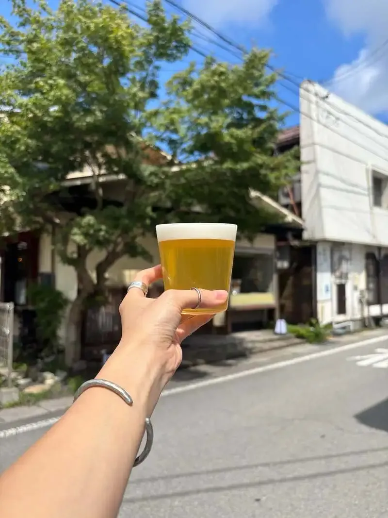 中軽井沢のkaruizawa Qでゲストビールを提供