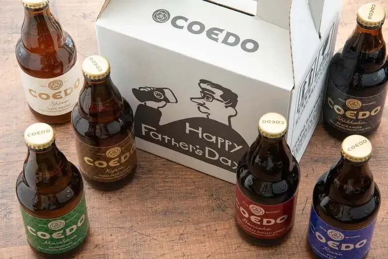 COEDOブルワリー、父の日ギフトの地域別注文締め切りと特別パッケージを案内