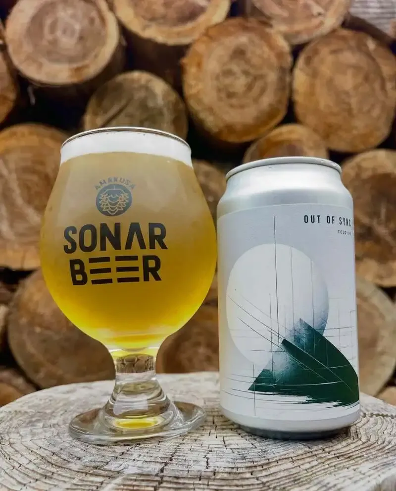 アマクサソナービールがドライでキレるCold IPA「OUT OF SYNC」を発表