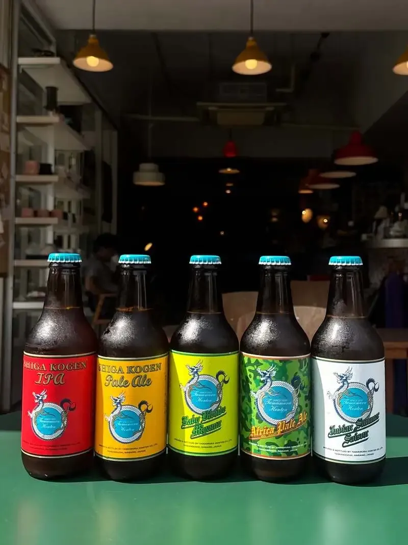 Trunk Coffee & Craft Beer Uemaezu Introduces Five Shiga Kogen Beers