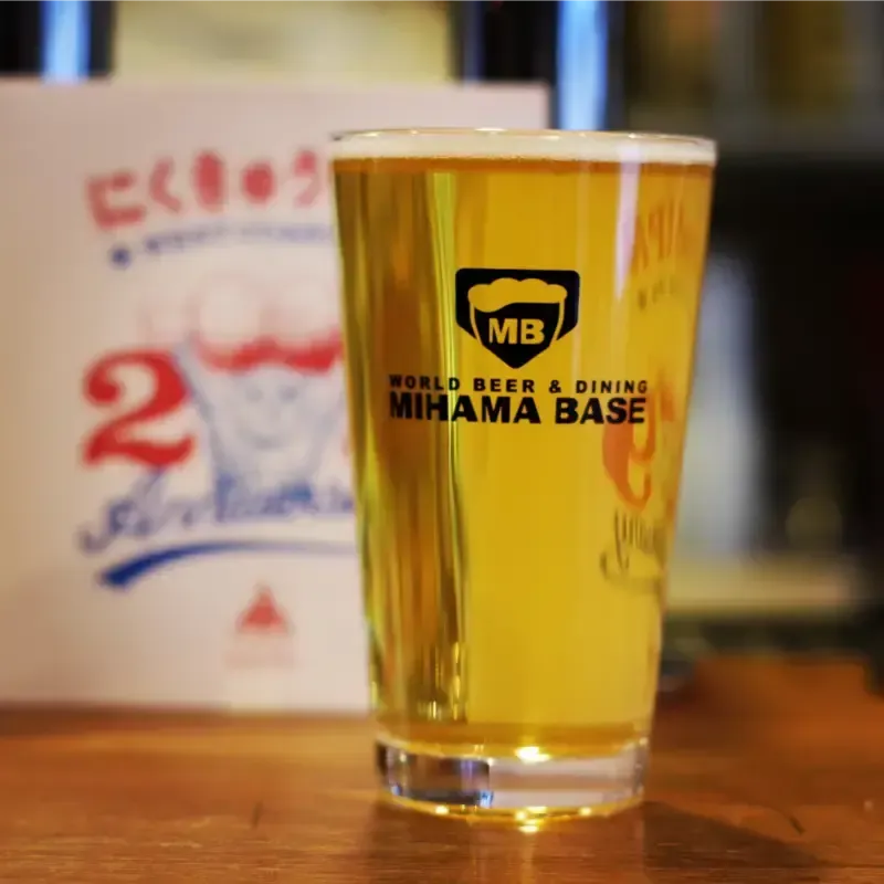 稲毛海岸のMIHAMA BASEで伊勢角屋麦酒「にくきゅうIPA」が新規開栓