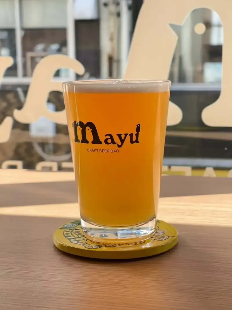 mayu in Shizuoka features Brimmer Brewing Hazy IPA