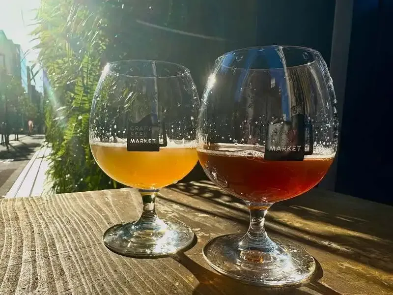 Craft Beer Market Jimbo-choで『丹波うめサワー』と『カミタマIPA』開栓