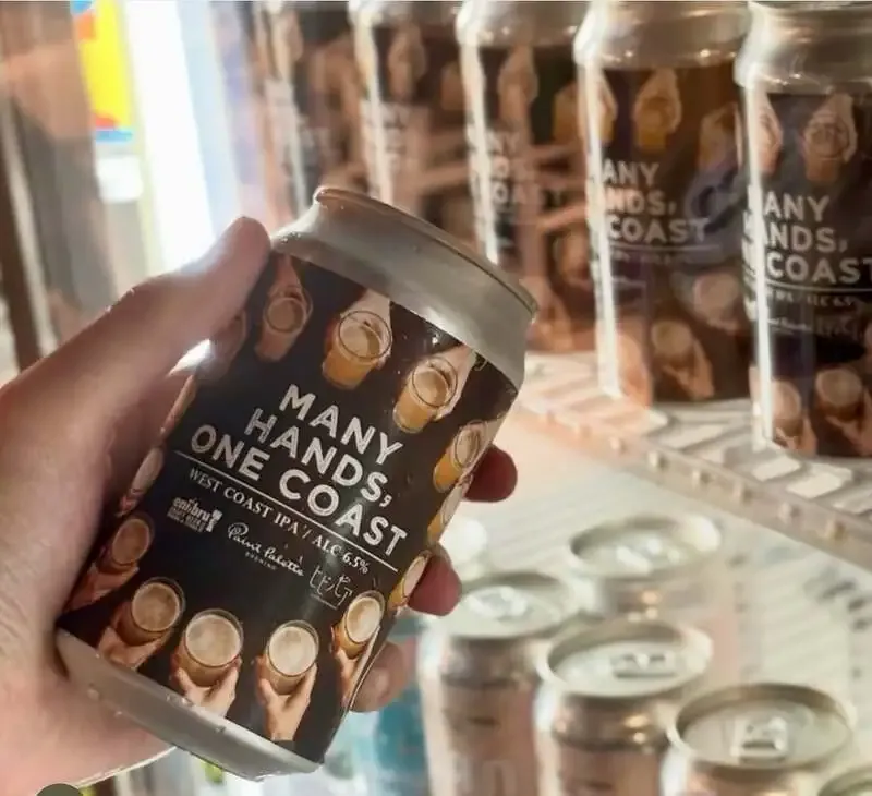 Saioushorse taps a limited keg of PAINT PALETTE BREWING's Many Hands, One Coast