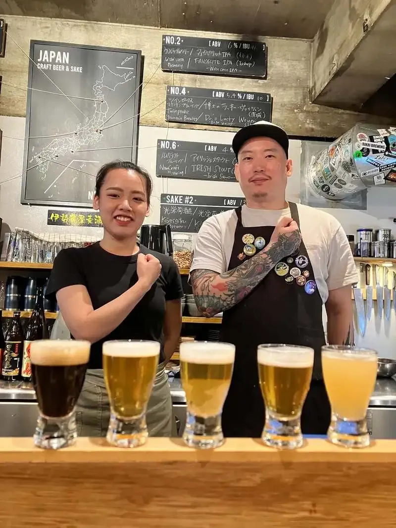 NUMBER 6でUshitora Brewery「Favorite IPA」など3銘柄開栓