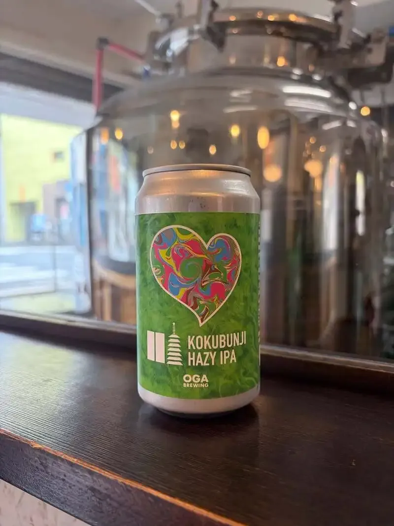 OGA BREWING、国分寺テーマの「KOKUBUNJI HAZY IPA」缶販売を開始