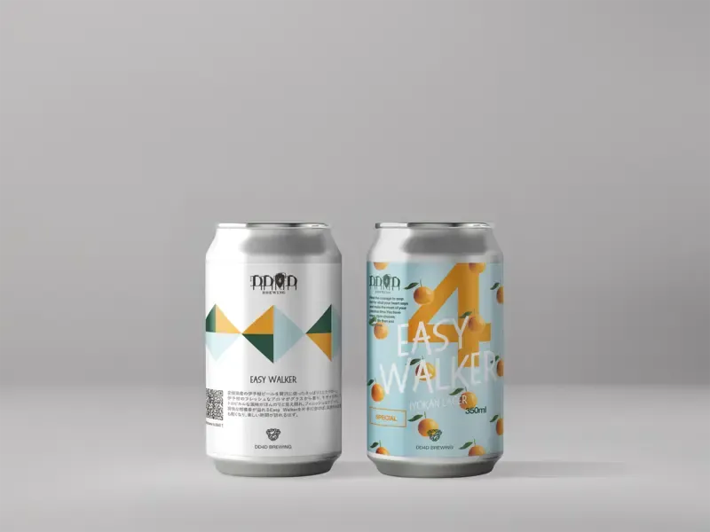 DD4D BREWING、伊予柑ピール使った新作ラガー「Easy Walker」発売