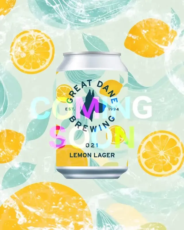 Great Dane Brewing Introduces 'LEMON LAGER' on Instagram
