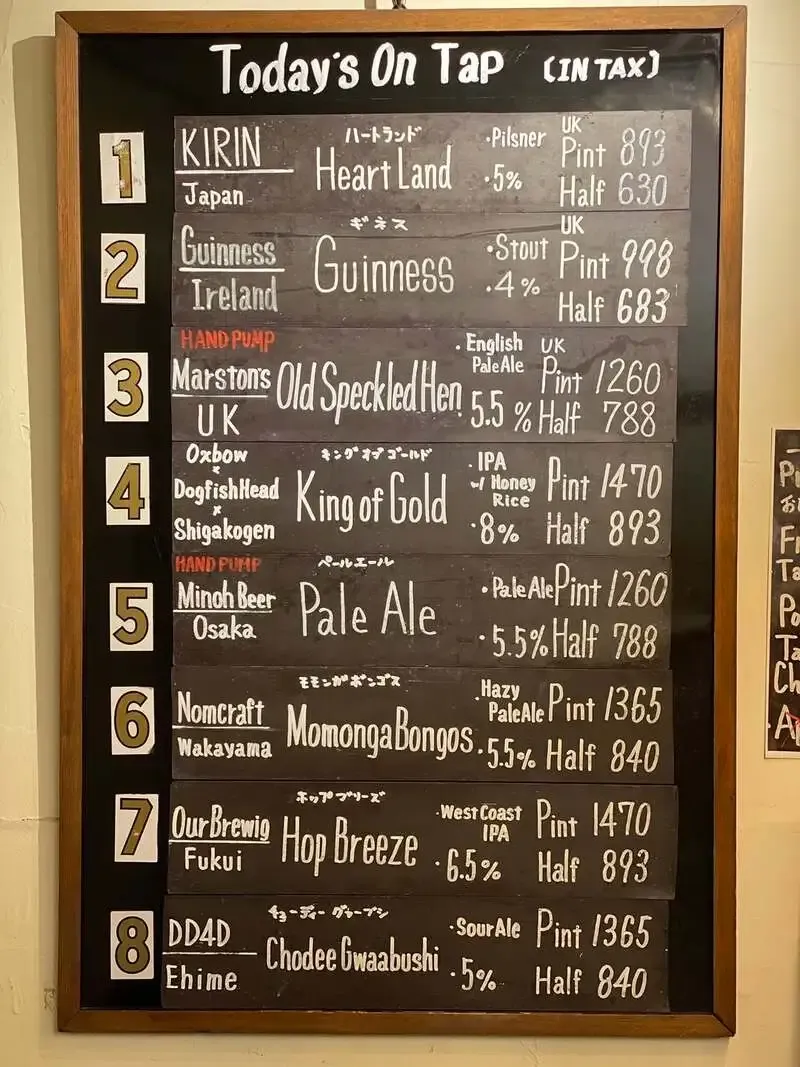 目黒のBeerPub SCENT、4月29日タップリストに定番からコラボIPAまで8種