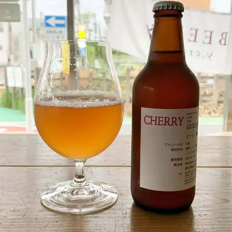 SHIKI BEERで自家醸造CHERRYが登場　桜の葉で香り付け