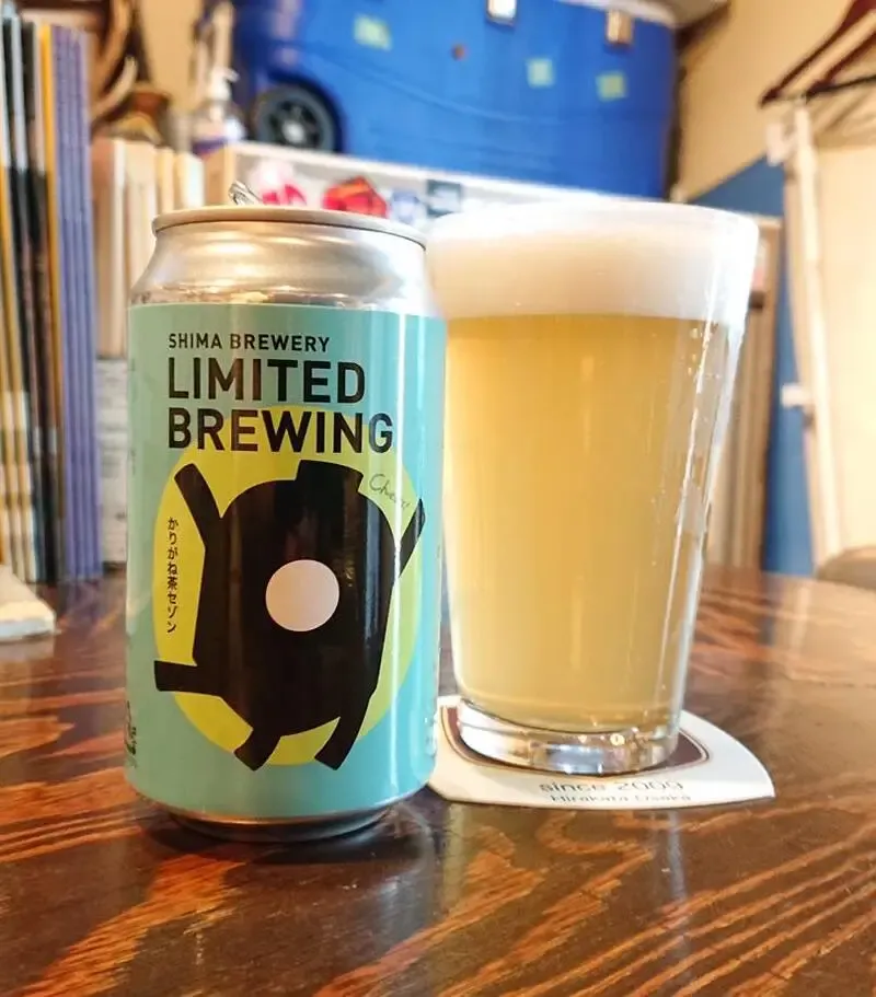 Beer House Hobbitで志摩醸造のかりがね茶セゾン開栓、ビフカツも提供