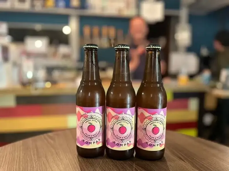 The Beer Shop Hirakata city posts August 1 tap list with Minoh Beer x Yorocco Beer KOMPAS