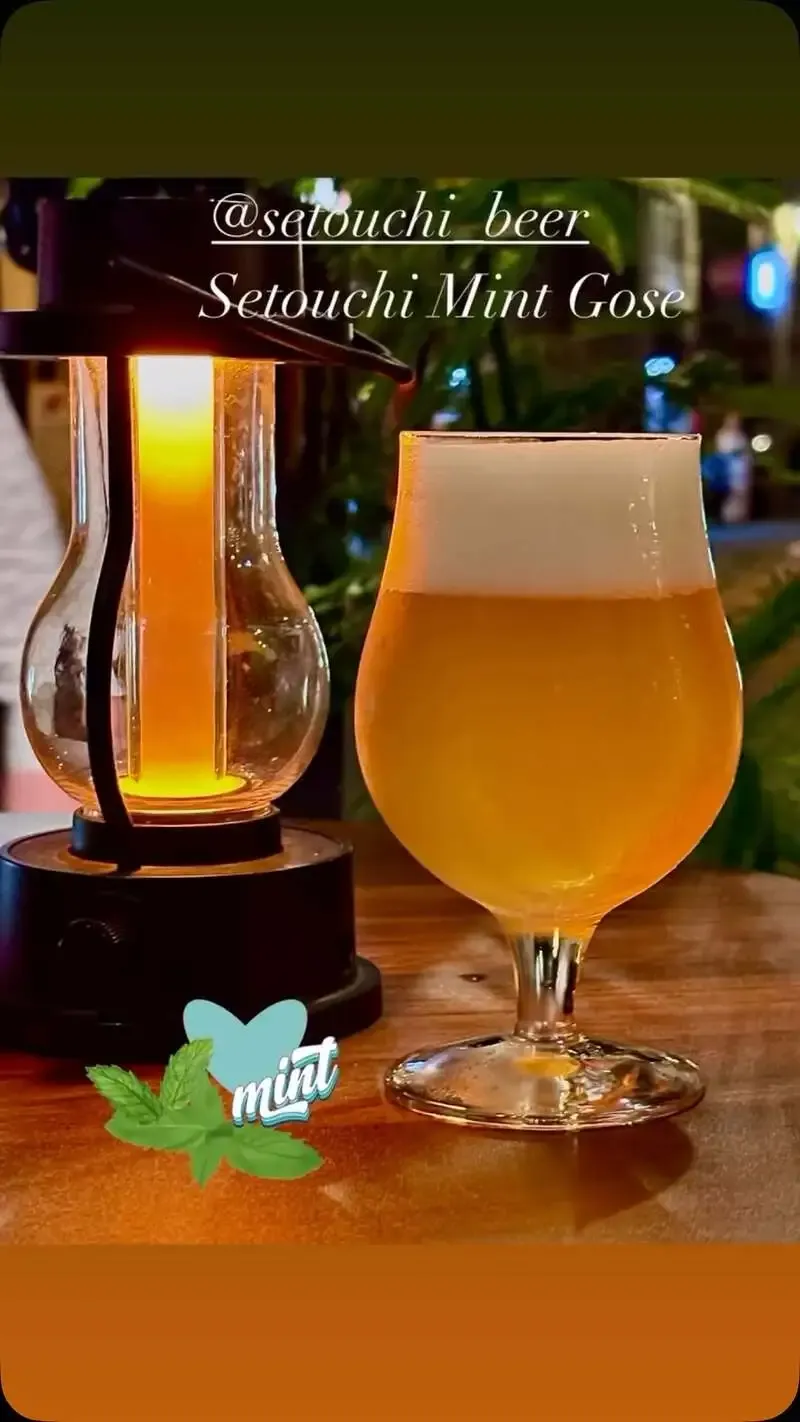 Taru TaruでSETOUCHI BEER『SETOUCHI MINT GOSE』がゲスト登場