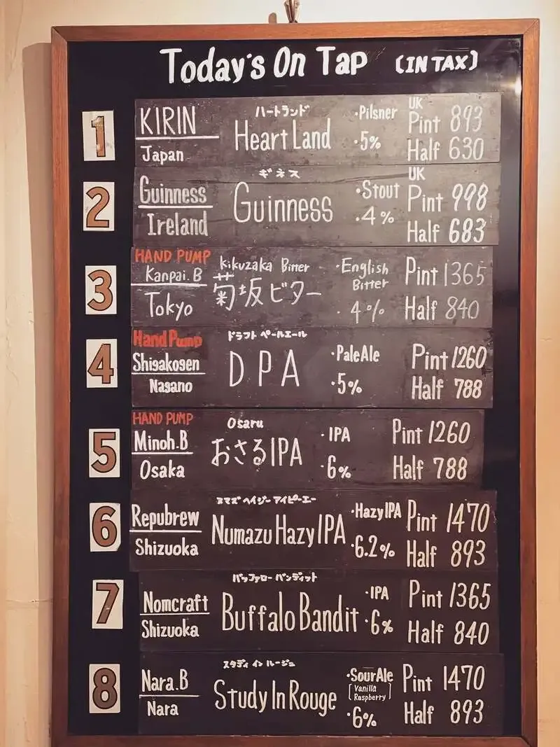 目黒・BeerPub SCENT、4/15タップにギネス常設含む8銘柄