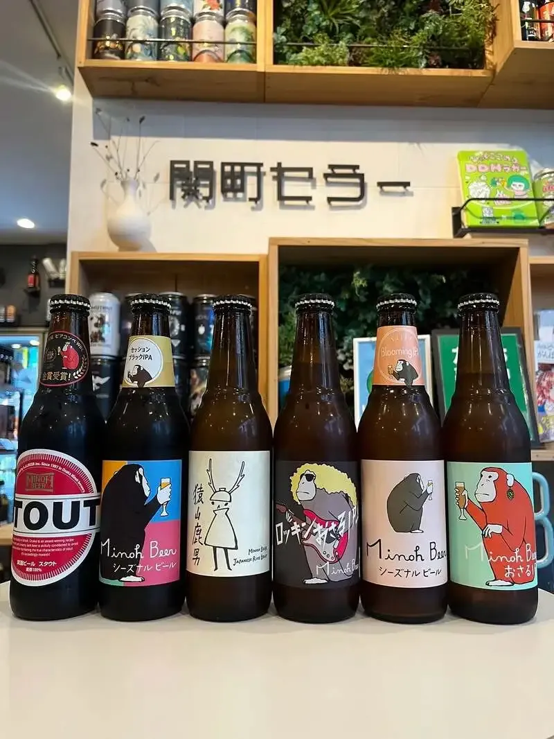 関町セラーがInstagramで箕面ビールの新入荷を案内