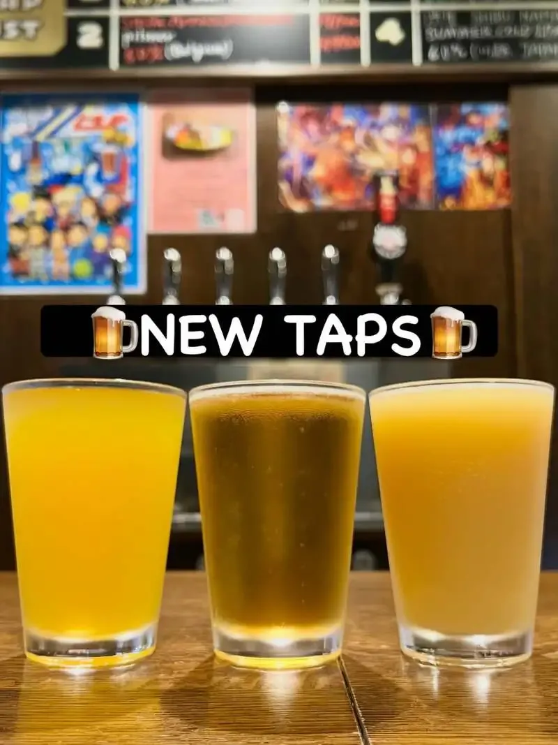 Three New Taps Pour at Beer Stand Hiranoya in Shinsen