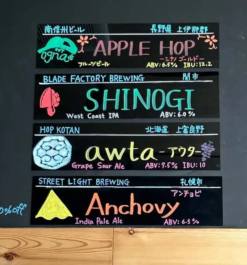ビアセラーイチノミヤが春の8樽タップリストを案内、南信州ビールなどを提供