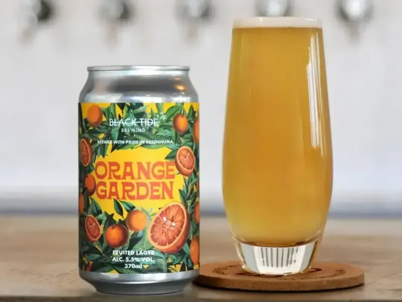 BLACK TIDE BREWING - SENDAIで「Orange Garden」を紹介　柑橘香るフルーツラガー