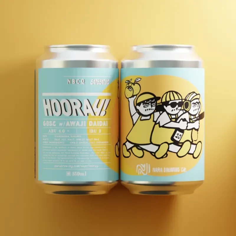 Nara Brewing Announces Initial Shipment Stores for Gose “HOORAY!” Made with Awaji Island Bitter Orange and Salt