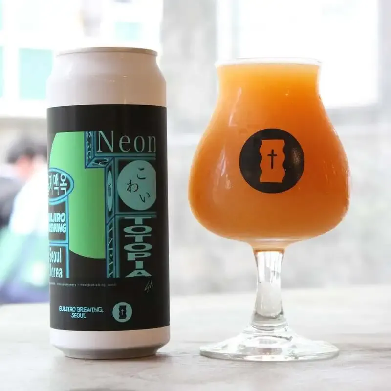 BEER PUB BRICK LANEでTotopia Brewery×EULJIRO BREWINGのNeonphobia開栓