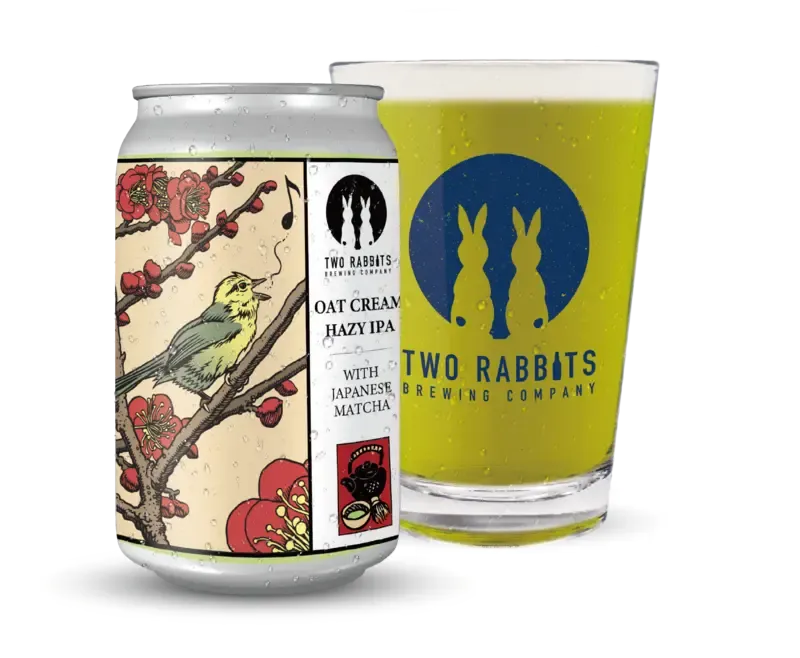 二兎醸造が花札シリーズ第2弾、抹茶のオーツクリームIPAを発売