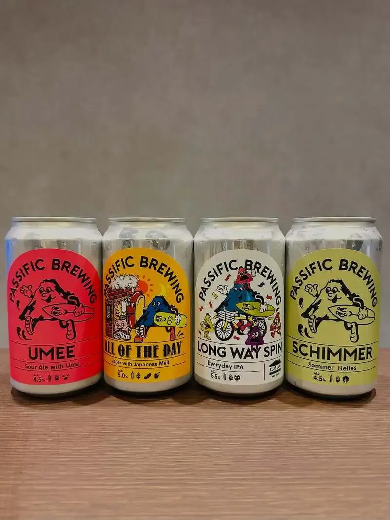 Canal brewing、大井町でPassific Brewing新入荷4種と8月8日TTO告知