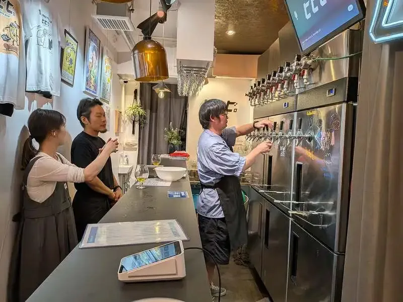 Daikanyama's Bibibi. adds one new tap, with a tap list lined up from eight breweries