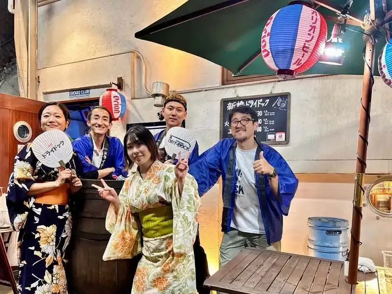 Shimbashi DRY-DOCK、8月11日に夏祭りイベント開催　BUDDYと赤しそサワーエール開栓