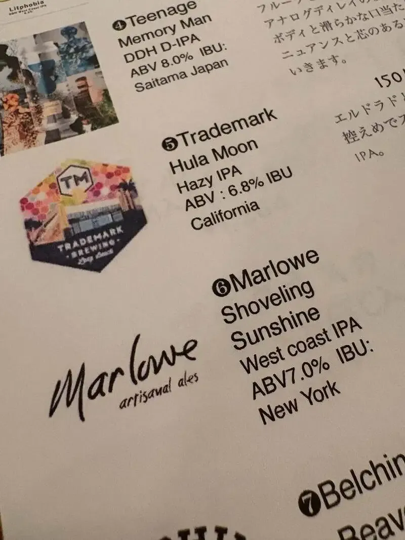 Beer Pub Camden池袋東口店でMarloweの「Shoveling Sunshine」開栓
