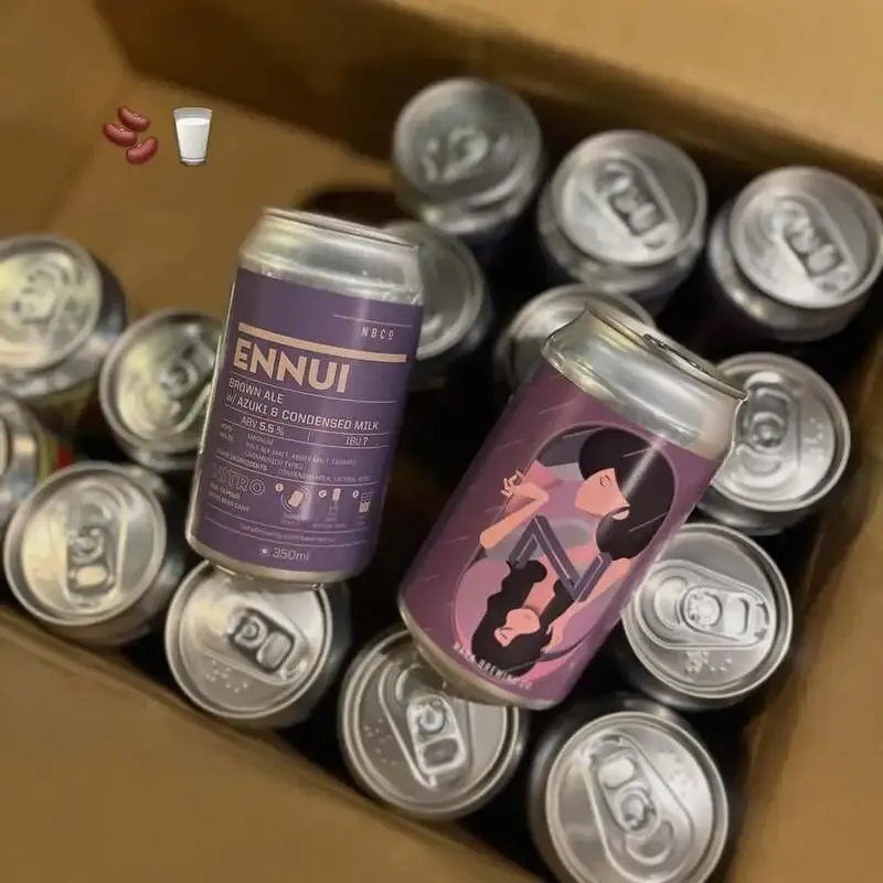 Kobe’s Laugh’in Receives Nara Brewing’s 'ENNUI' - a Nitro Can Brown Ale