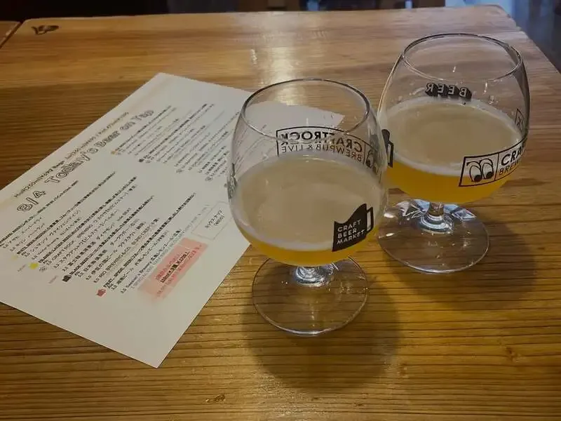 CRAFT BEER MARKET 田町店でVector Brewing『ねこぱんち』と富士桜高原麦酒『ダイヤモンド side BEAT』開栓