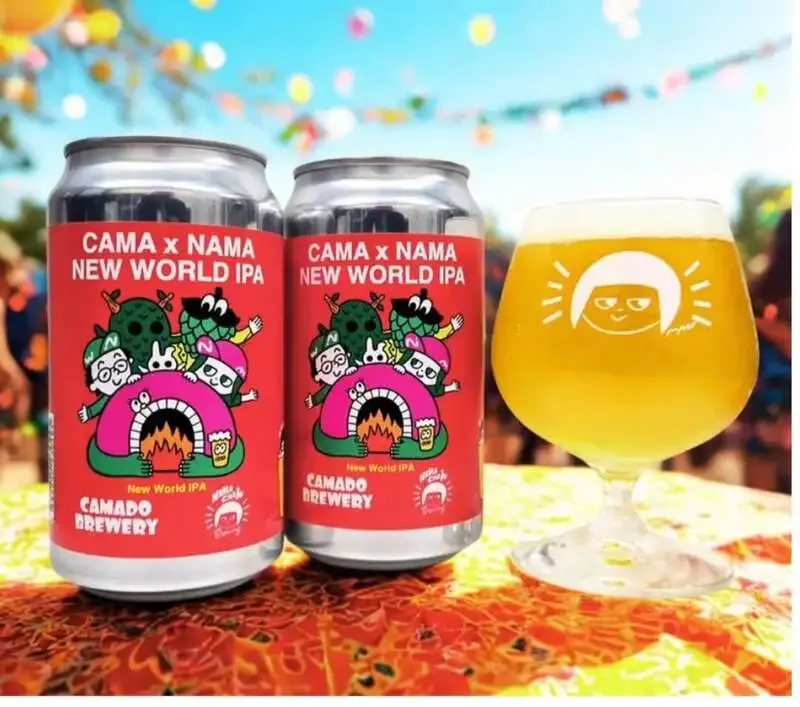 Golden Gardenで「NAMA×CAMA New World IPA」と「湘南ゴールド」開栓